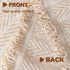 KaviKon Couch Cover for Sofa, Boho Sofa Covers Washable 3 Cushion for Dogs