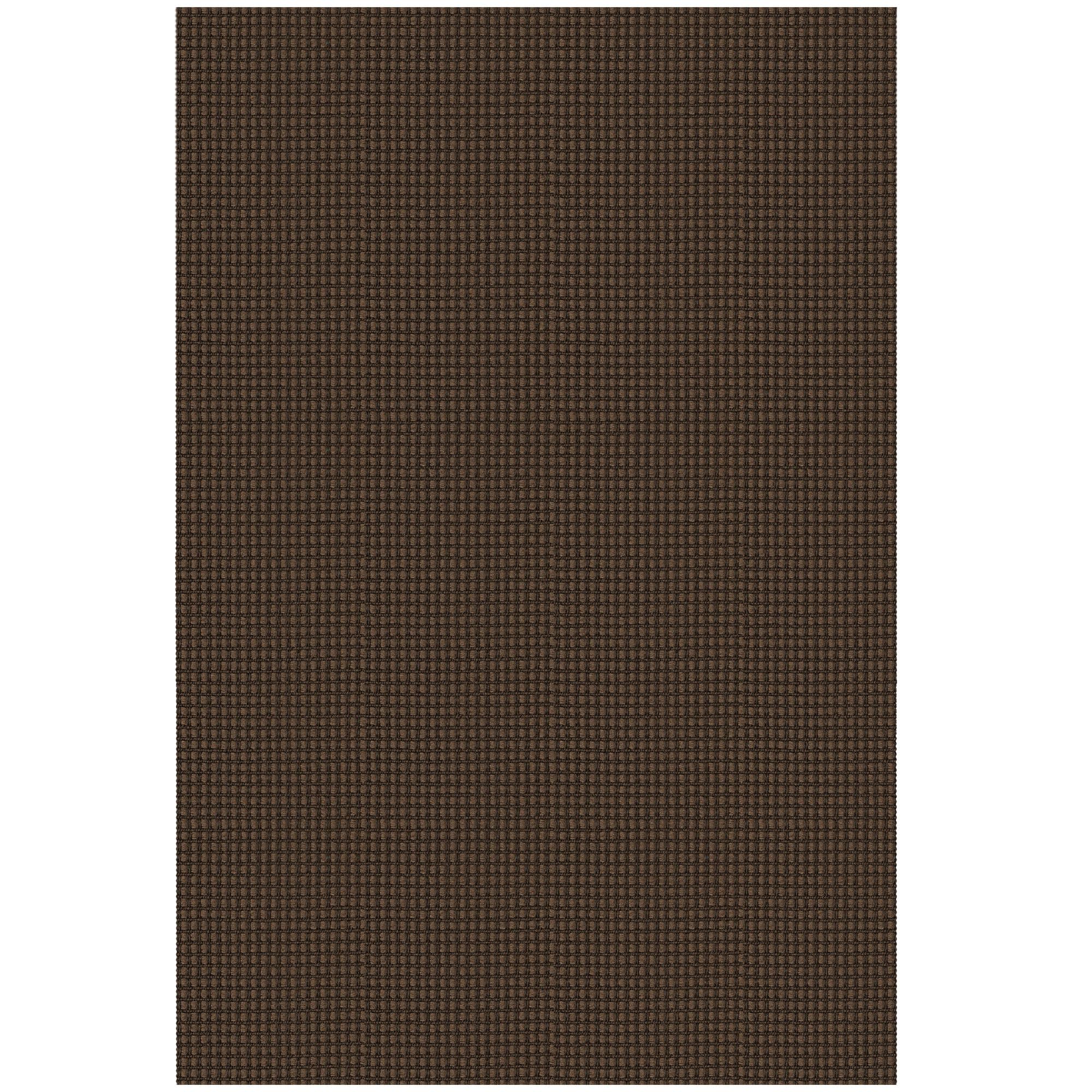 KOZYFLY Washable Area Rug 4x6 ft Non Slip Rubber Backed Living Room Rugs Braided Woven Cotton Kitchen Rugs Indoor Entryway Rug Floor Carpet for Dining Living Room Bedroom, Reddish Brown/Coffee