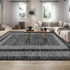 GarveeHome 10x13 Large Washable Geometric Area Rug Non Slip Non Shedding Floor Carpet
