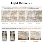 PureCozy Beige Brown Area Rug 3x5 Modern Abstract