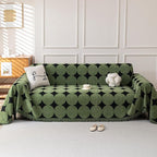 KaviKon Couch Cover for Sofa, Boho Sofa Covers Washable 3 Cushion for Dogs