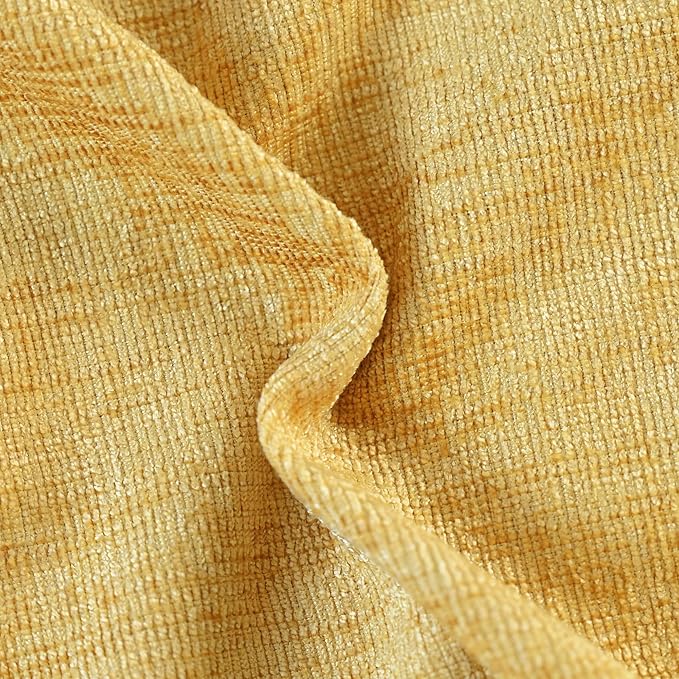 CaliTime Decorative Couch Throw Pillow Covers 20 X 12 Inches Gold
