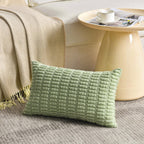Fancy Homi 4 Packs Decorative Throw Pillow Covers for Living Room Couch Bed, Modern Farmhouse Boho Home Décor Accent Cushion Case, 20" x 12", Yellow Green Series