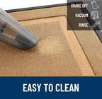 OLANLY Front Door Mat Outside 33x21, All-Season Heavy-Duty Rubber Doormat