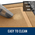 OLANLY Front Door Mat Outside 47x23, All-Season Heavy-Duty Rubber Doormat