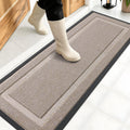 OLANLY Front Door Mat Outside 47x17, All-Season Heavy-Duty Rubber Doormat