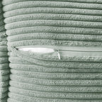 MIULEE Decorative Throw Pillow Covers for Couch 18x18 Inch Greyish Green