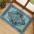 RELEANY Washable Area Rug, Small 2'x3', Teal