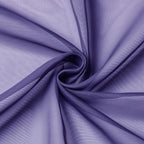 Aiyufeng Purple Sheer Curtains 90 Inches Long 2 Panels Set, Light Filtering Soft Airy Voile Rod Pocket Purple Sheer Window Drapes for Bedroom Living Room, Each 42Wx90L Inches