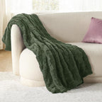 Bedsure GentleSoft Olive Green Spring Throw Blanket for Couch - Super Soft Cozy Blankets Gifts for Kids Girls, Cute Small Fleece Throws for Bedroom Home Decor, 50x70 Inches