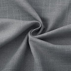 Dark Gray Curtains for Living Room Back Tab Modern Farmhouse Semi Sheer Gray Curtains 63 inches Long 2 Panels Set Muted Neutral Window Curtain for Dining Room Bedroom 52x63