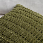 Fancy Homi 4 Packs Decorative Throw Pillow Covers for Living Room Couch Bed, Modern Farmhouse Boho Home Décor Accent Cushion Case, 24" x 12", Moss Green