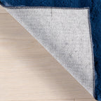 nuLOOM Jeni Navy Checkered Washable Area Rug, 5' x 8'