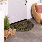 Mohawk Home Swirl Style Casual Ornamental Charcoal 2' X 3' All Weather Outdoor Door Mat Perfect for Porch, Garage