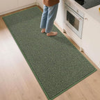 BEQHAUSE Kitchen Runner Rugs 32"x72", Kitchen Mats for Floor, Green