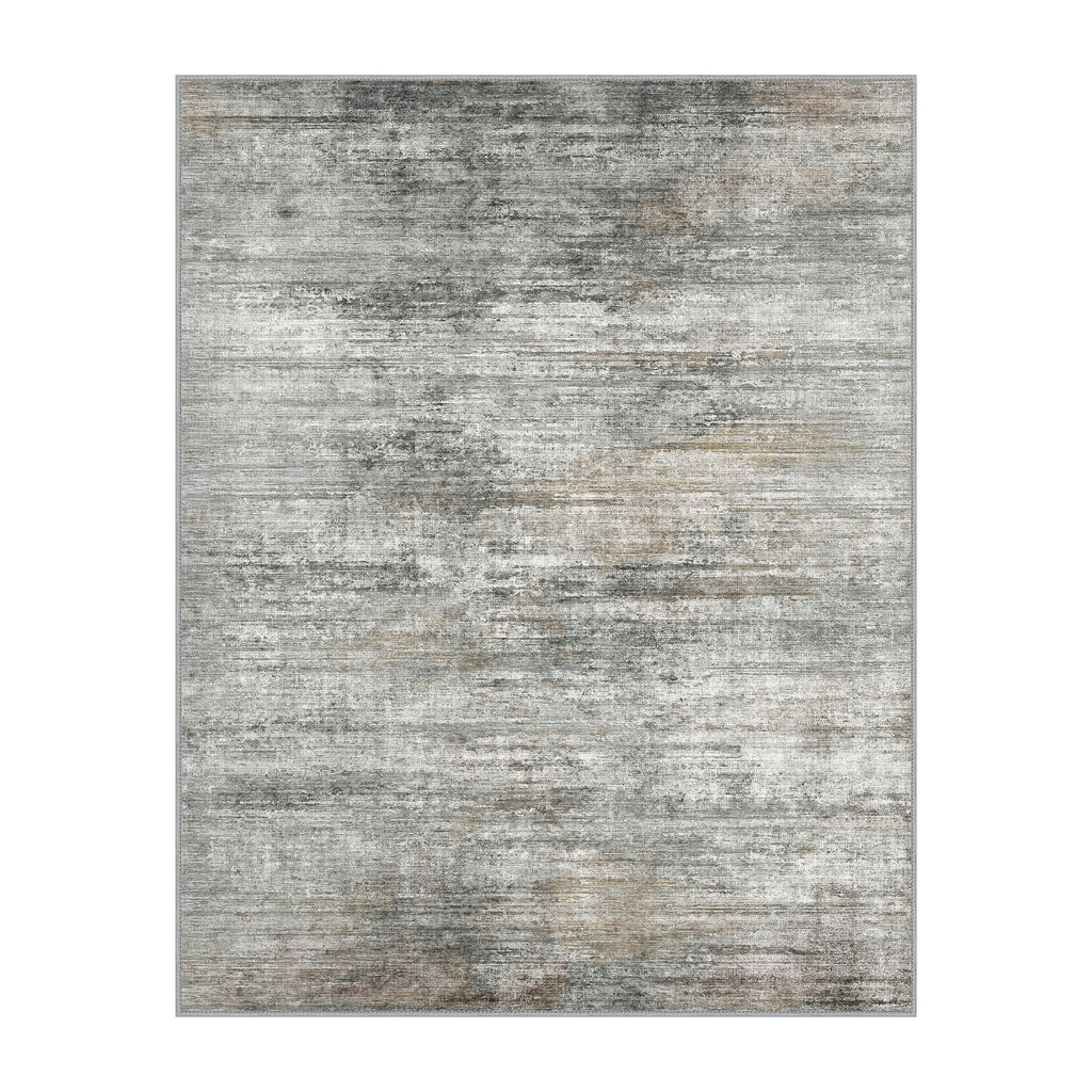 BEIMO 8x10 Area Rugs for Bedroom, Grey Brown Washable Abstract Rug