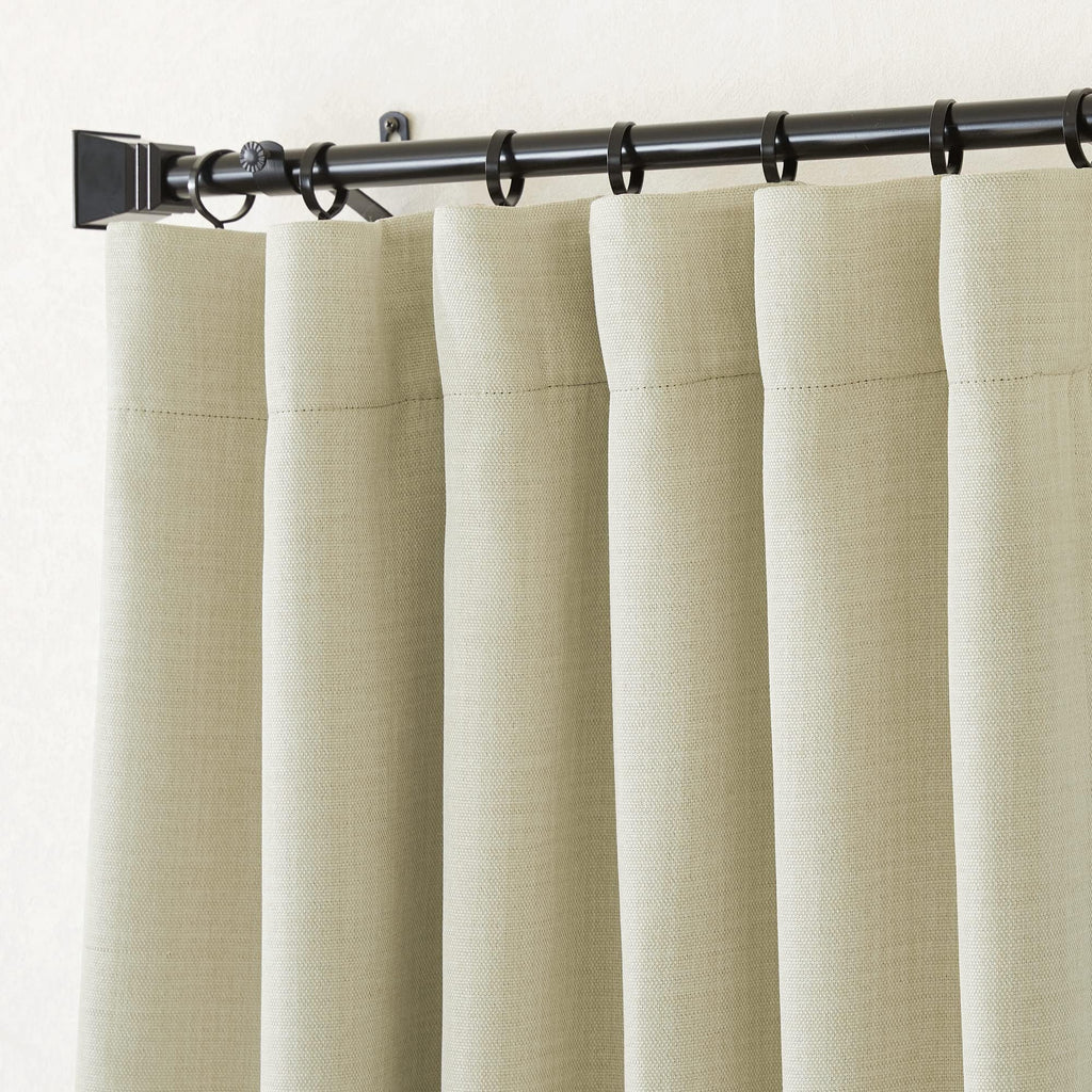 NICETOWN Room Darkening Bedroom Curtains 84 inches Long, Pinch Pleated Curtains Faux Linen Blend Light Blocking Noise Canceling Thermal Drapes for Living Room, Linen Beige, W52 x L84, 2 Panels