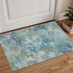 BEIMO 2x3 Area Rugs for Entryway, Blue Green Washable Abstract Rug