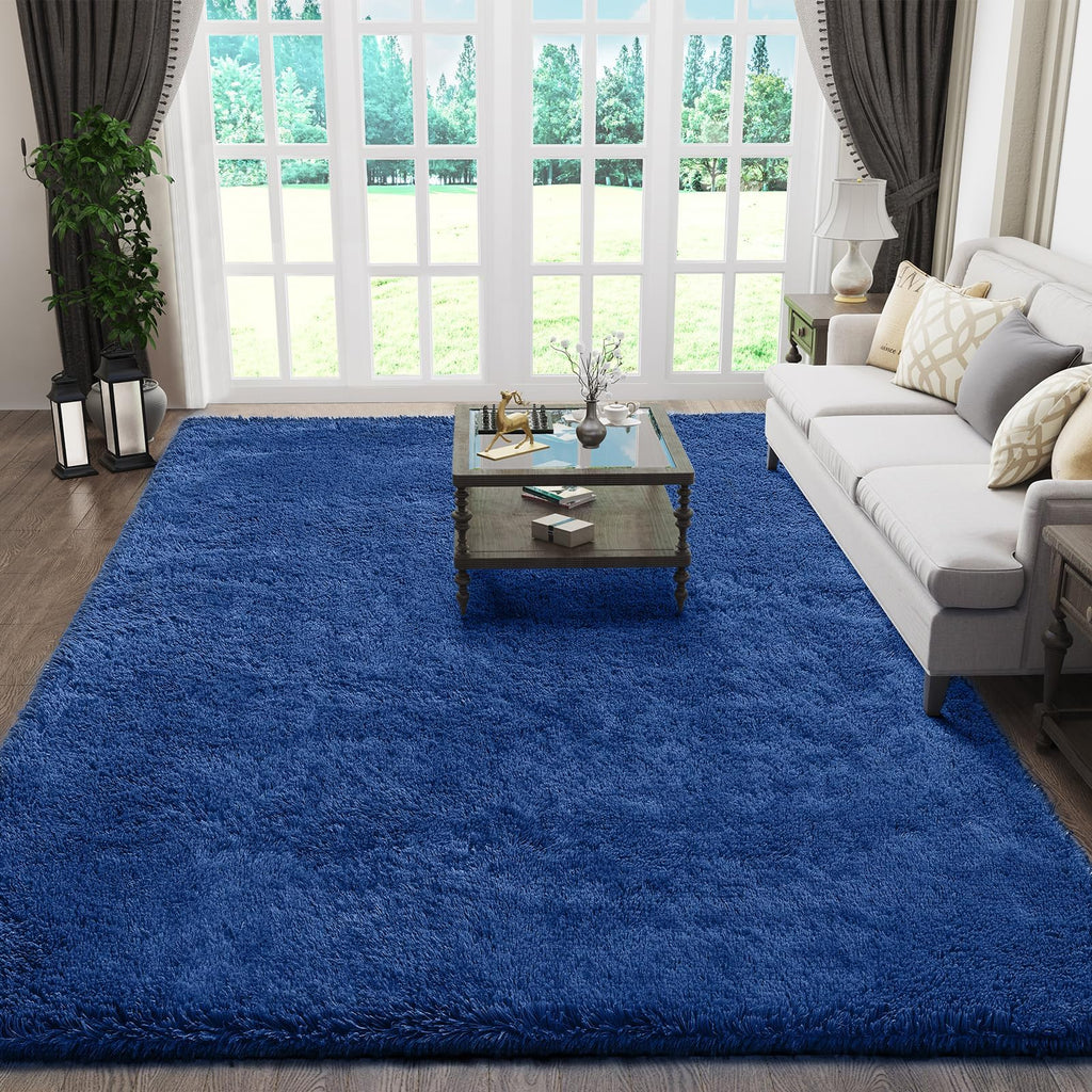 Ophanie Rainbow Colorful Rugs for Living Room 5x8, Unicorn Fluffy Shag Fuzzy Plush Soft Carpets, Floor Shaggy Area Rugs for Bedroom, Carpet for Kids Girls Dorm Nursery Home Decor Aesthetic