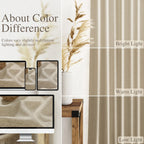 Nanspring Eggshell Beige Curtains 63 Inch Length for Living Room Linen Blend Luxury Light Filtering Semi Sheer Curtain Back Tab Rustic Decor Neutral Elegant Drapes for Bedroom Office 52x63, 2 Panels