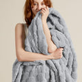 Bedsure GentleSoft King Size Blanket for Bed - Super Soft Cozy Blankets for Kids Girls, Large Fuzzy Fleece Throw for Bedroom Decor, Silver Grey,108x90 Inches