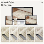 Soalmost 9x12 Area Rugs for Living Room Washable Rug Non-Slip Beige