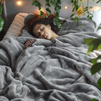Bedsure GentleSoft Fleece Bed Blankets Full Size Grey - Soft Lightweight Plush Fuzzy Cozy Luxury Blanket Microfiber, 84x90 inches