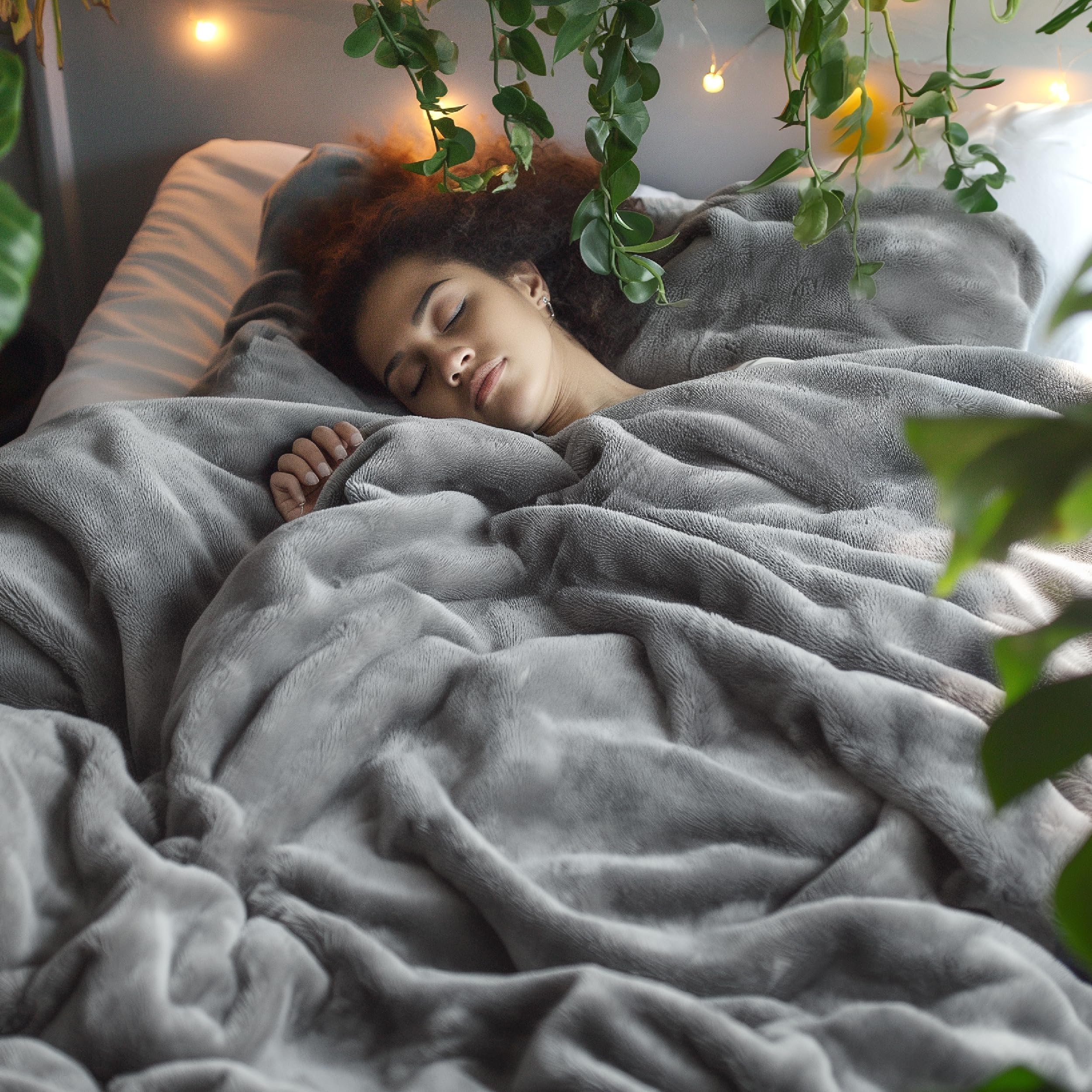 Bedsure GentleSoft Fleece Bed Blankets Full Size Grey - Soft Lightweight Plush Fuzzy Cozy Luxury Blanket Microfiber, 84x90 inches
