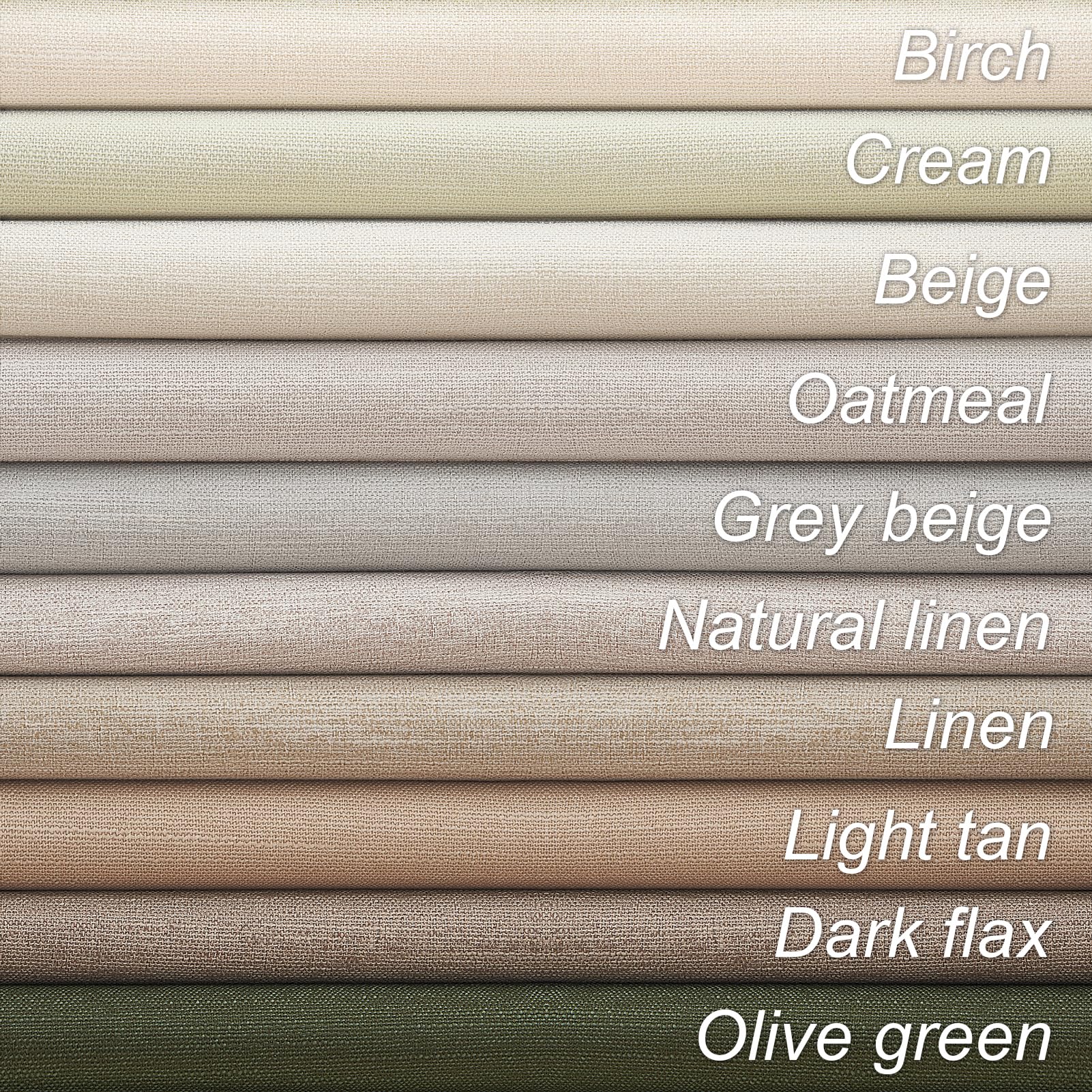Topfinel 94 Inch Long Blackout Curtains for Bedroom Living Room Linen Textured Farmhouse Room Darkening/Thermal/Noise Reduction Window Treatment Drapes with Hooks 2 Panels, Camel Taupe