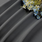 CUCRAF Custom Blackout Curtains for Bedroom Living Room, Rod Pocket Room Darkening Curtain Thermal Insulated Light Blocking Window Drapes 1 Panel (Custom Size, Light Grey)