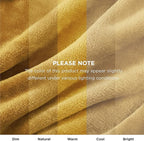 Bedsure GentleSoft Fleece Blanket Twin Size Yellow - 300GSM Lightweight Plush Fuzzy Cozy Soft Warm Blanket for Bed, Sofa, Couch, Travel, Camping, 60x80 inches