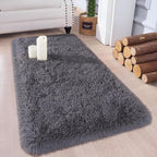 Chicrug Soft Runner Rugs for Bedroom Living Room Plush Fluffy Rug 2x4