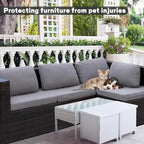 8Pcs Outdoor Cushion Covers, Patio Cushion Covers,Stretch Elastic Slipcovers, Replacement Washable Furniture Protector for Patio Couch,Thick Jacquard Textured Twill Fabric(Gray ,8PCS,Cover Only)