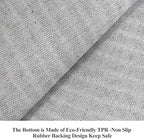 Hallway Washable Runner Rug - 2x7 Kitchen Rugs Entryway Rug Runner Vintage Soft Floor Mat Non Slip Indoor Farmhouse Carpet for Bathroom Living Room Bedroom (2 X 7, Blue)