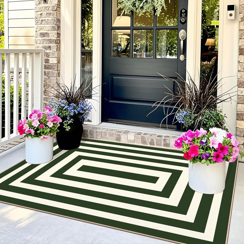 Othilic 3x5 Modern Entry Rug - Washable Indoor Outdoor Mats for Front Door