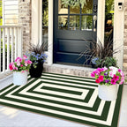 Othilic 3x5 Modern Entry Rug - Washable Indoor Outdoor Mats for Front Door