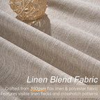 Topfinel Long Curtains for Living Room Custom 105 Inch, Sun Blocking Elegant Internet Famous Curtains Burg for Bedroom Aesthetic Thermal Blackout Drapes Fabric Thick 2panels Back Tab Hooks Pleated
