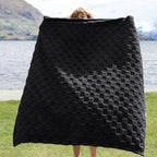 Bedsure GentleSoft Twin Blanket for Bed Black - Super Soft Cozy Blankets for Kids Girls, Cute Fuzzy Fleece Throws for Bedroom Couch, 60x80 Inches