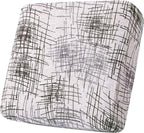 Smiry Printed Couch Cushion Covers, Stretch Soft Couch Covers for Sofa, Washable Non-Slip Sofa Slipcover Furniture Protector for Indoor and Outdoor (1 Pack, Brown and White)