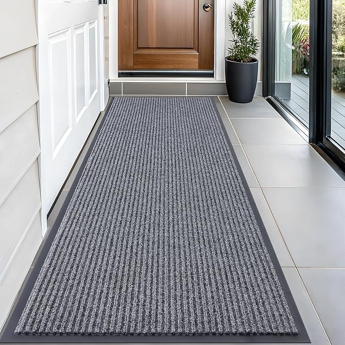 OLANLY Front Door Mat 59x23, Waterproof Heavy-Duty Indoor Outdoor Doormat