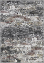 2x3 Rugs for Entryway Entrance Kitchen Bathroom, Machine Washable Modern Abstract Soft Area Rug, Indoor Floor Carpet with Non Slip Rubber Backing, Dark Gray