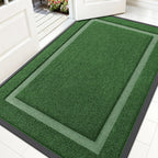 OLANLY Front Door Mat Outside 59x34, All-Season Heavy-Duty Rubber Doormat