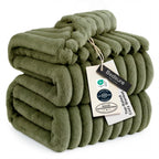 Bedsure Soft Cal Size Blanket for Bed Beige 102"x96"