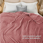 Bedsure Soft King Size Blankets for Bed Dusty Pink 108"x90"