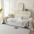 KaviKon Couch Cover for Sofa, Boho Sofa Covers Washable 3 Cushion for Dogs