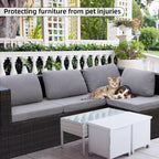 SUKAIKEQA 8PCS Patio Cushion Covers.Patio Furniture Couch SeatSlipcovers