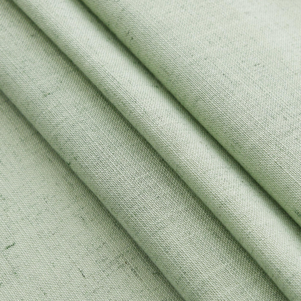 Mist Sage Linen Curtains 63 Inches Long 2 Panel Sets for Living Room Bedroom Rod Pocket Back Tab Light Filtering Drape for Kitchen Window Short Protect Privacy Curtain Modern Farmhouse Decor 52x63