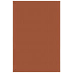 KOZYFLY Washable Area Rug 5x7 ft Rubber Backed Non Slip Rugs for Living Room Braided Cotton Bedroom Rug Woven Office Rugs Indoor Outdoor Floor Carpets for Dining Bedroom Living Room, Orange/Tan