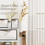 Semi Sheer Linen Curtains 120 Inches for Living Room Sets Back Tab Flax Textured Natural Ivory White Extra Long Curtain Privacy Chic Light Filtering High Window Drapes Bedroom 52X120,2 Panel