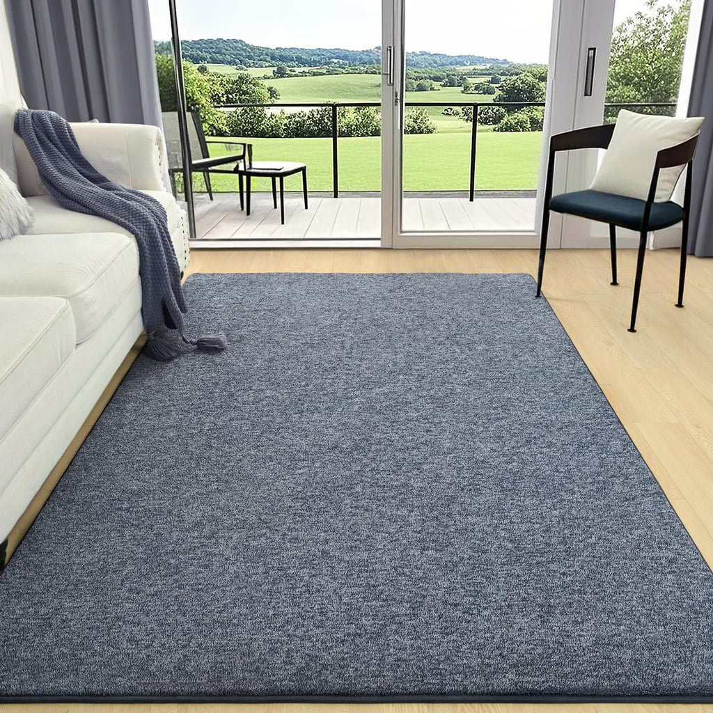 AROGAN 5x7 Area Rugs for Living Room Non Slip Dorm Bedroom Rug, Blue